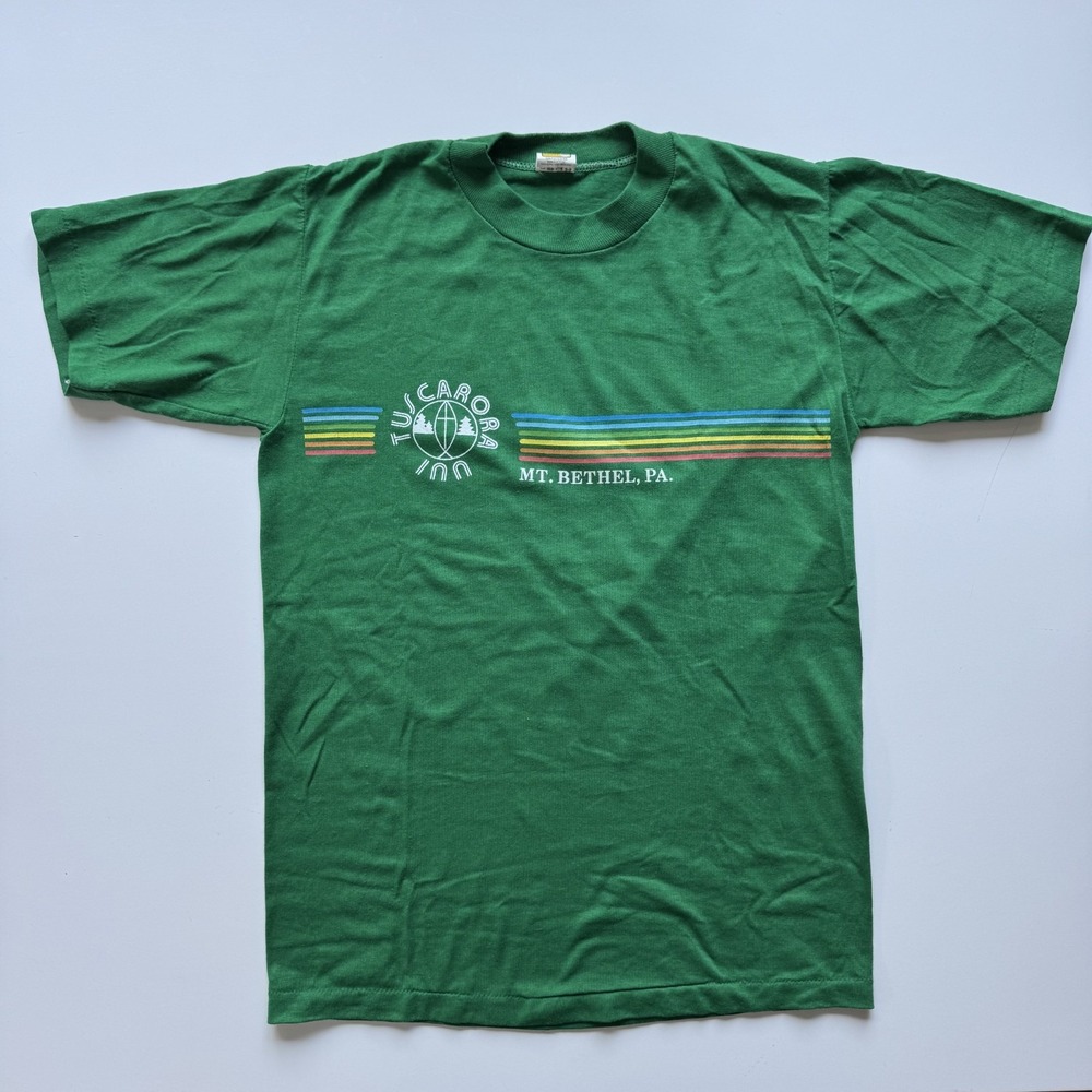 Vintage Tuscarora Inn Mt Bethel Retro T-Shirt Small Christian Camp Single Stitch